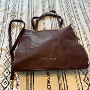 Vince Camuto maroon shoulder bag